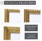 7 Piece Gallery Wall Frame Set, (1) 12x16 Inch, (2) 8x10 Inch, and (4) 6x8 Inch, Bronze